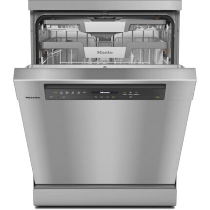 Lavavajillas Independiente Miele G 7600 SC AutoDos 60 cm, Blanco con Frontal en Acero Inoxidable